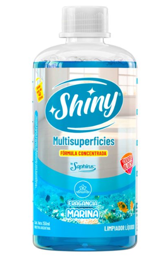 Limpiador Liquido Multisuperficies SHINY - MARINA