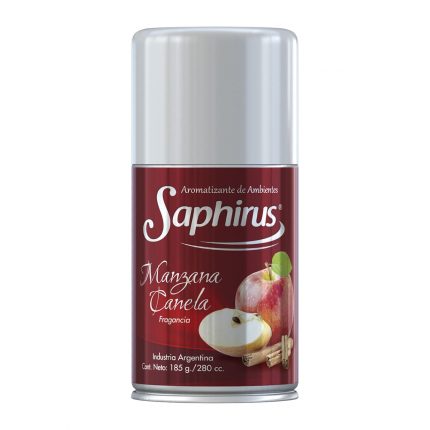 Aromatizador de Ambientes en Aerosol Saphirus MANZANA CANELA