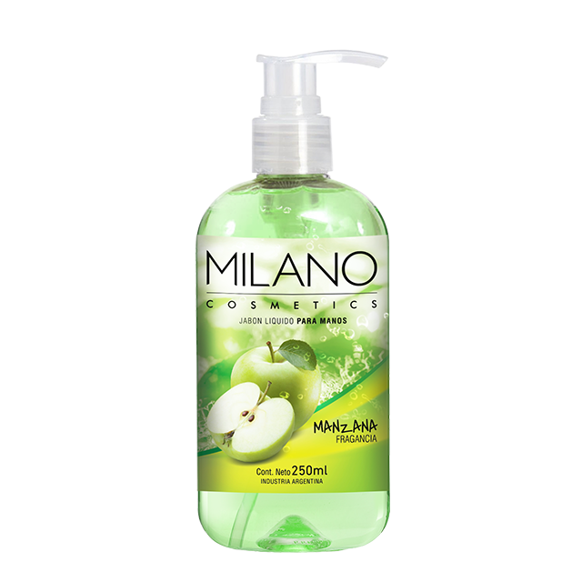 Jabón Liquido P/Manos MILANO MANZANA 250 ml