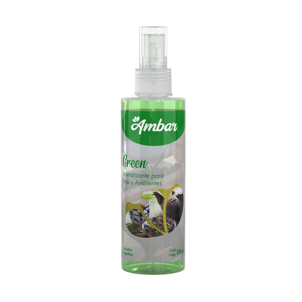 Aromatizante textil AMBAR GREEN 150 ml