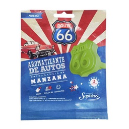 [RT-06]  Aromatizador de auto Ruta 66 MANZANA