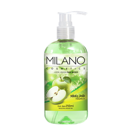 [JL-02] Jabón Liquido P/Manos MILANO MANZANA 250 ml